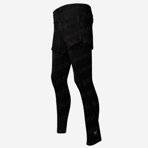 [낚시단체복/낚시팀복] 블랙카모 숏팬츠+ 여름용 여성 레깅스 세트상품 Black Camo Shorts + Summer Women&amp;#39;s Leggings Set